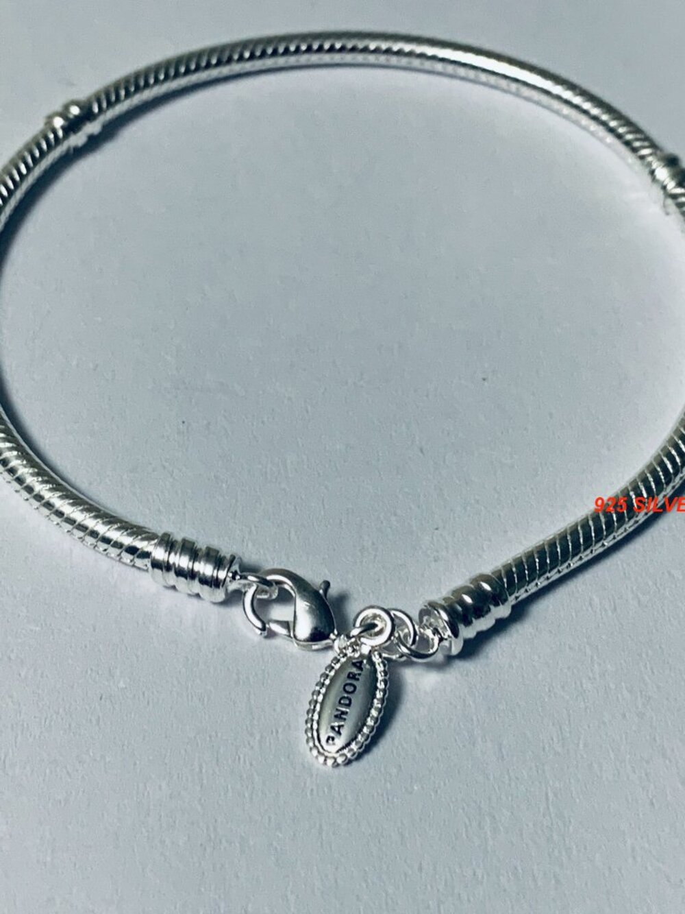 NEW Authentic Pandora Silver Bracelet Snake Chain LOBSTER CLASP